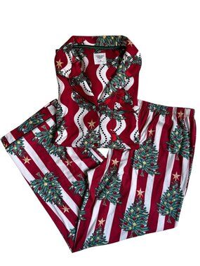 Chelsea Peers Curve Christmas Print Pajama Set - Large